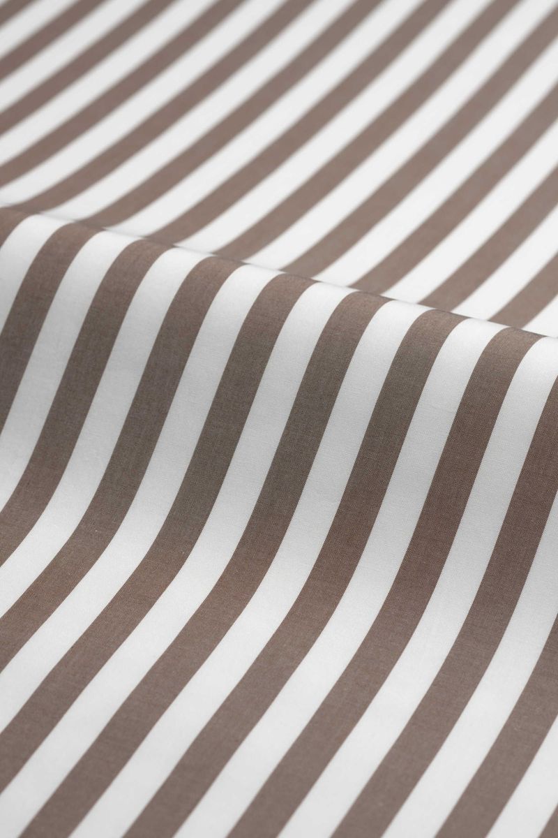 Brown striped dress shirt | Tailor Store®